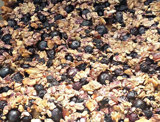 Blueberry breakfast bars