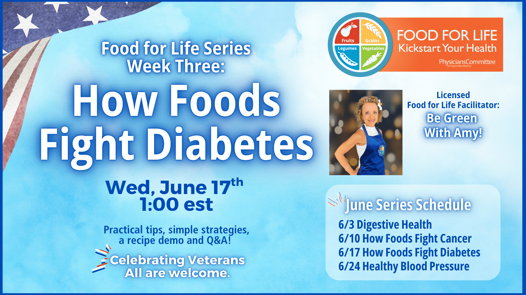 FREE Class! How Foods Fight Diabetes