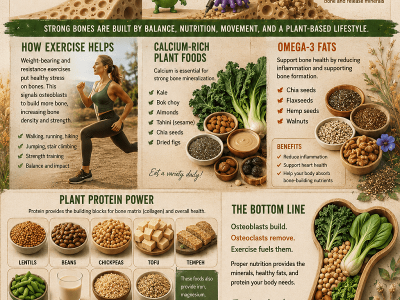 Strong Bones After 50: A Vegan Woman’s Guide to Preventing Osteoporosis